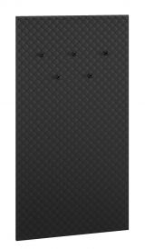 Porte-manteau Vacaville 20, Couleur : Noir - Dimensions : 126 x 68 x 3 cm (h x l x p)