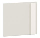 Facette pour chambre des jeunes - Étagère Greeley 06, couleur : gris clair - Dimensions : 35 x 37 x 2 cm (H x L x P)