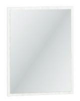 Miroir Fjends 09, couleur : blanc pin - Dimensions : 65 x 50 x 2 cm (H x L x P)