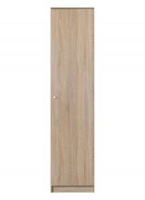 Armoire à portes battantes / armoire "Lennik" 05, couleur : chêne de Sonoma - Dimensions : 213 x 50 x 59 cm (H x L x P)