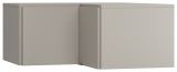 Supplément pour armoire d'angle Bentos 14, couleur : gris - Dimensions : 45 x 102 x 104 cm (H x L x P)