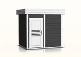Sauna de jardin Tihama 40 mm, Dimensions extérieures (l x p) : 254 x 204 cm - Couleur : Anthracite / Blanc