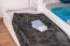 Lits superposés pour adultes "Easy Premium Line" K17/h avec couchette supplémentaire et 2 caches, 90 x 200 cm (L x P) Hêtre massif laqué blanc, convertibles