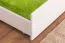 Lits superposés pour adultes "Easy Premium Line" K21/h avec couchage supplémentaire et 2 caches, tête et pied arrondis, hêtre massif blanc - Couchage : 90 x 200 cm, convertibles