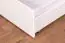 Lits superposés / Lit à étage "Easy Premium Line" K17/h avec couchette et 2 caches, Surface de couchage : 90 x 200 cm (l x L) Hêtre massif laqué blanc, convertibles
