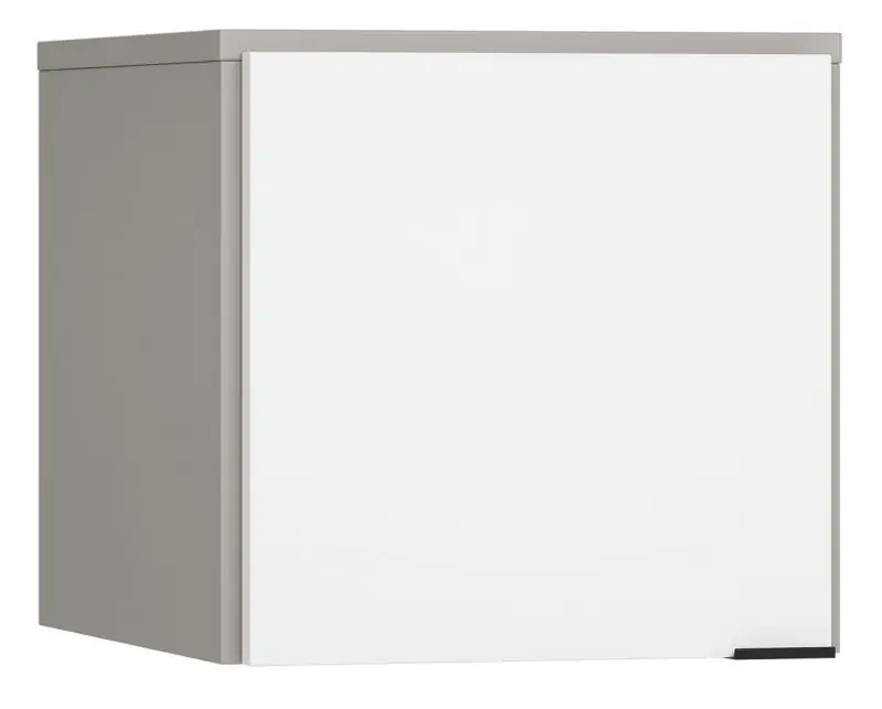 Élément pour armoire à une porte Pantanoso 37, couleur : gris / blanc - Dimensions : 45 x 47 x 57 cm (H x L x P)