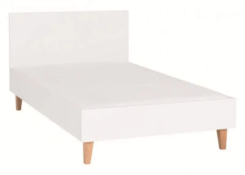 Lit d'enfant / lit de jeune Syrina 11, couleur : blanc - surface de couchage : 120 x 200 cm