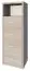 Commode Kerowagi 01, couleur : chêne Sonoma - Dimensions : 150 x 55 x 41 cm (H x L x P)