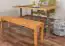 Table de salle à manger Wooden Nature 412 en coeur de hêtre massif huilé, plateau lisse - 140 x 90 cm (L x P)