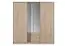 Armoire, Couleur: Chêne Sonoma, Dimensions: 205x200x62 cm
