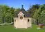 Maison de sauna Eisenhut 14 - Dimensions : 308 x 267 x 265 (L x P x H), Surface au sol : 6 m², Toit en toile