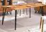 Table de salle à manger Masterton 22 en bois de hêtre massif huilé - Dimensions : 80 x 190 cm (l x p)