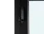 Fenêtre pour abris de jardin en WPC - Couleur: noir RAL 9005, Largeur: 70 cm, Hauteur: 79,5 cm, aluminium