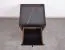Table de nuit Mairenke 12, Couleur : Noyer / Noir mat - Dimensions : 50 x 42 x 40 cm (H x L x P)