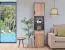 Armoire de la chambre des jeunes Sprimont 05, couleur : gris / chêne - Dimensions : 195 x 45 x 40 cm (H x L x P)