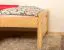 Lit pour enfant 80 x 200 cm | Bois massif: Pin | Laqué Naturel Abbildung