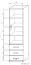 Armoire Pamulang 15, couleur : Chêne de Sonoma - Dimensions : 200 x 52 x 40 cm (H x L x P)