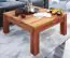 Table basse Wooden Nature Premium Kapiti 26 en hêtre massif huilé - Dimensions : 70 x 70 x 43 cm (L x P x H)