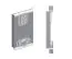 Armoire à portes coulissantes / Penderie avec miroir Tomlis 06A, Couleur : Blanc mat / Chêne de Sonoma - Dimensions : 200 x 250 x 62 cm (H x L x P)