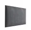 Panneaux rembourrés, lot de 10, Couleur : Anthracite, Revêtement : Velours, dimensions : 40 x 30 cm