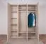 Chambre à coucher complète - Ensemble A Fricourt, 6 pièces, beige / chêne clair, design agréable, couleurs harmonieuses, montage simple et rapide