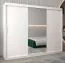 Grande 250 cm de large Armoire avec 10 casiers et 3 portes | Couleur: Blanc Abbildung