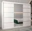 250 cm de large Armoire à portes coulissantes avec 3 portes | 10 casiers | 2 tringles à vêtements | Couleur: Blanc Abbildung