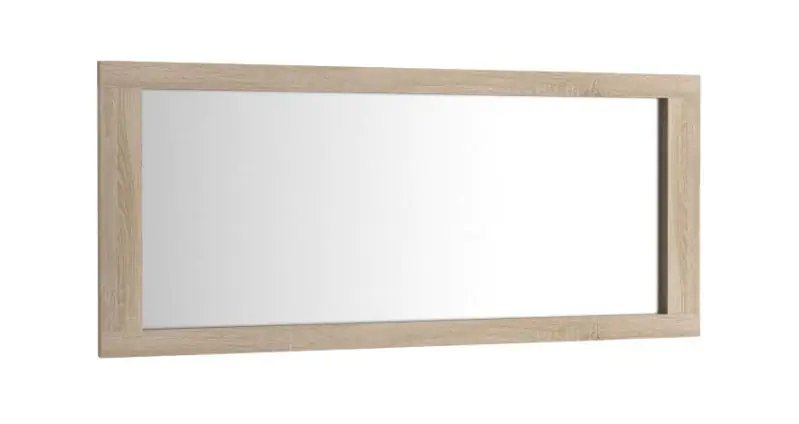 Miroir "Temerin" couleur chêne Sonoma 27 - Dimensions : 180 x 55 cm (L x H)