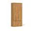 Armoire penderie Kapiti 13 | Chêne sauvage massif huilé | 206 x 90 x 53 cm | Organisation optimale