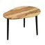 Table basse design Loue 01 | Noyer massif huilé | Élégance unique | 51,5 x 80 x 60 cm