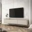 Meuble TV moderne avec fonction push-to-open Horsham 17, Couleur : Beige - Dimensions : 30 x 175 x 32 cm (H x L x P)