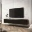 Grand meuble TV avec fonction push-to-open Horsham 14, Couleur : Noir - Dimensions : 30 x 175 x 32 cm (h x l x p)