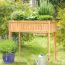 Jardinière surélevée en bois Leonie - Hauteur: 80 cm, Largeur: 40 cm, Longueur: 83 cm, matériau: mélèze