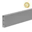 Socle de clôture préfabriqué Aluminium - Hauteur: 20 cm, Épaisseur: 4,4 cm, Longeur: 247 cm, Couleur: gris foncé