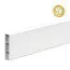 Socle de clôture préfabriqué Aluminium - Hauteur: 20 cm, Épaisseur: 4,4 cm, Longeur: 247 cm, Couleur: gris