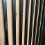 Armoire à portes coulissantes Mina blanc et chêne | Grand espace de rangement | Poignées métal noir | 235,2 x 110 x 60 cm