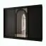 Armoire à portes coulissantes / Noir mat / 10 compartiments / 2 tringles / 250 x 62 x 200 cm / Armoire / Porte miroir / Finition haut de gamme / Design moderne