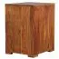 Table de chevet en bois massif de sheesham, couleur : sheesham - dimensions : 60 x 50 x 40 cm (h x l x p), idéal pour les sommiers tapissiers