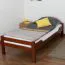 Lit d'enfant / lit de jeunesse "Easy Premium Line" K1/1n, en hêtre massif couleur cerisier - Dimensions : 90 x 200 cm