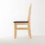 Chaise en bois de pin massif, naturel 002 - Dimensions 93 x 43 x 45 cm (H x L x P)