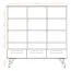 Vitrine Masterton 15 chêne sauvage massif huilé - Dimensions : 140 x 136 x 45 cm (H x L x P)