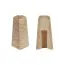 Angles extérieurs pour plinthes - Modèle: MONACO Aspect chêne, Dimensions: 60 x 17 mm, Pièces: 2