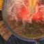 Hot Tub Gleinker en bois de sapin avec éclairage LED, couvercle thermique, buses de massage combinées, filtre à sable, boîte en bois et isolation thermique, cuve : anthracite, diamètre intérieur : 180 cm