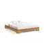 Lit double Tasman 02, chêne sauvage massif huilé - Surface de couchage : 180 x 200 cm (l x L)