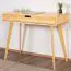 Bureau en pin massif naturel Aurornis 64 - dimensions : 75 x 96 x 40 cm (h x l x p)
