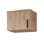 Armoire d'angle - Ensemble C Fafe / 4 pièces / Couleur : Chêne Artisan / Noir / Espace de rangement suffisant / Fonction Soft-Close / Penderie