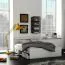 Lit double épuré avec deux tiroirs Damboa 43 | Blanc | 160 x 200 cm | Rangement pratique
