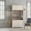 Vitrine Kavieng 07 | Chêne / Blanc | 200 x 100 x 40 cm | Design contemporain & finitions soignées