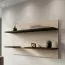 Étagère murale Aitape 02 | Sonoma chêne foncé/clair | 70 x 125 x 22 cm | Design moderne