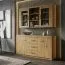 Vitrine Vanimo 15, couleur : chêne - Dimensions : 170 x 156 x 42 cm (H x L x P)